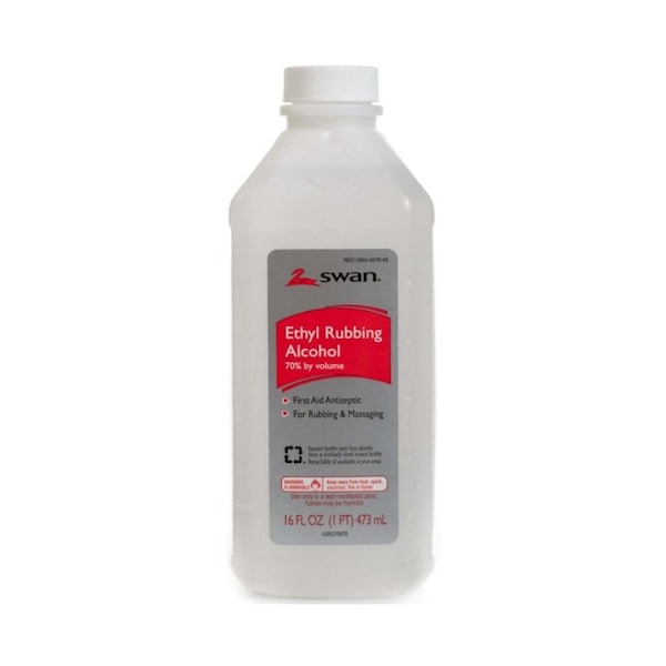 Mckesson Swan Ethyl Alcohol Antiseptic, 16 oz. Bottle, 12PK 1000032333 - main